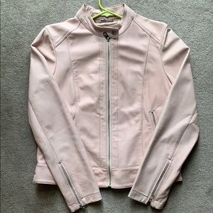 Cole Haan leather jacket cafe racer women’s M